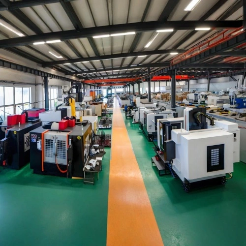 cnc machining center production workshop