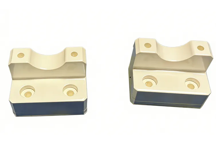 Custom CNC Machined S45C Column Adjustment Block