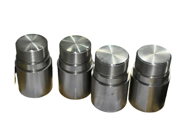 Custom CNC Machined Stepped Threaded Cylinder Parts