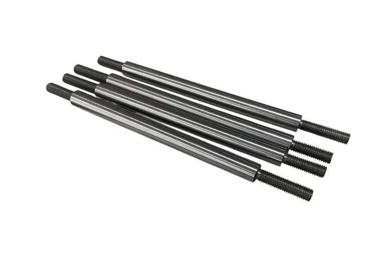 Custom Precision CNC Machined Double-Ended Threaded Shaft