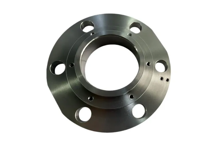 45# Tempered Steel Precision Flange Bearing Housing | Step-Type Heavy-Duty Support Sleeve