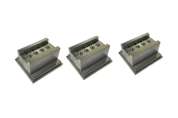 6061 Aluminum Cylinder Mount Base | Integrated Fix Base for Pneumatic Valve Island