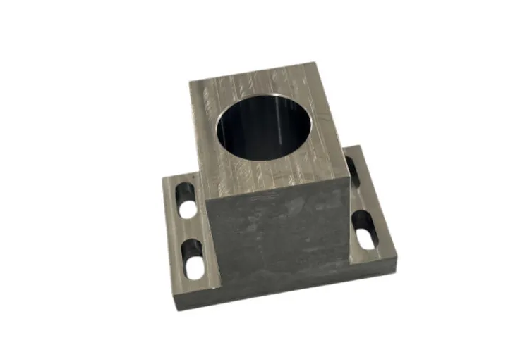 S45C Adjustable Column Base | Guide Shaft Mount Support for Automation