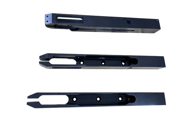 45# Tempered Long Guide Rail Mount Base | Linear Module Sliding Adjustment Stand