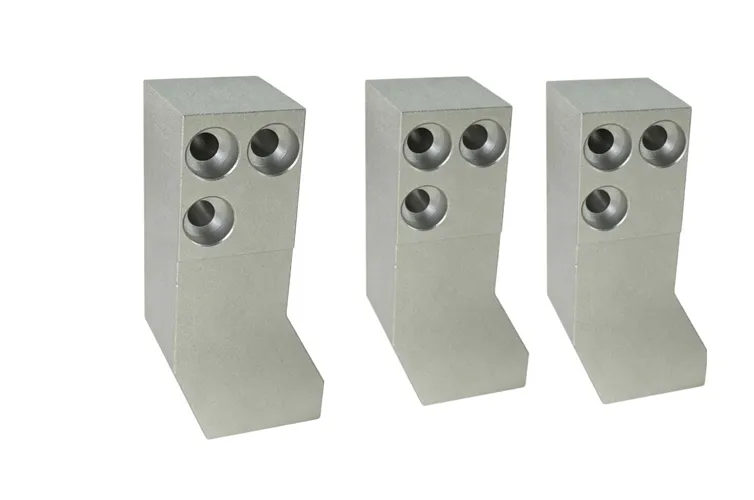6061-T6 Aluminum Special Angled Transition Bracket | Mount Angle for Cylinder & Sensor