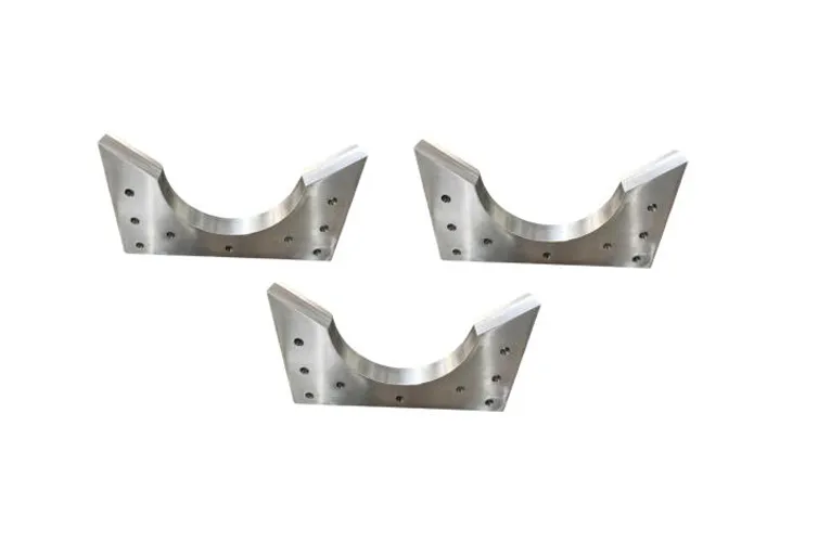 S45C Arc Support Bracket | Round Shaft & Pipe Holding Seat