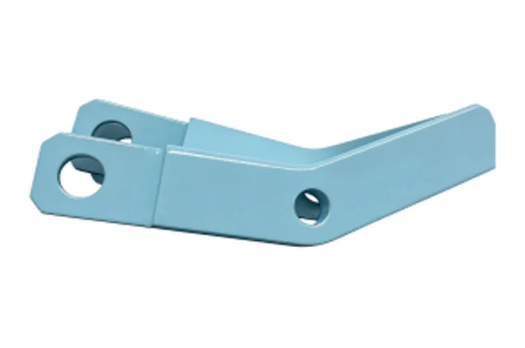 Custom CNC Machined Steel Roller Bracket | Industrial Machinery Support Component